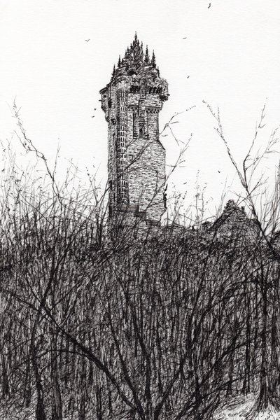 Wallace monument, 2007 door Vincent Alexander Booth